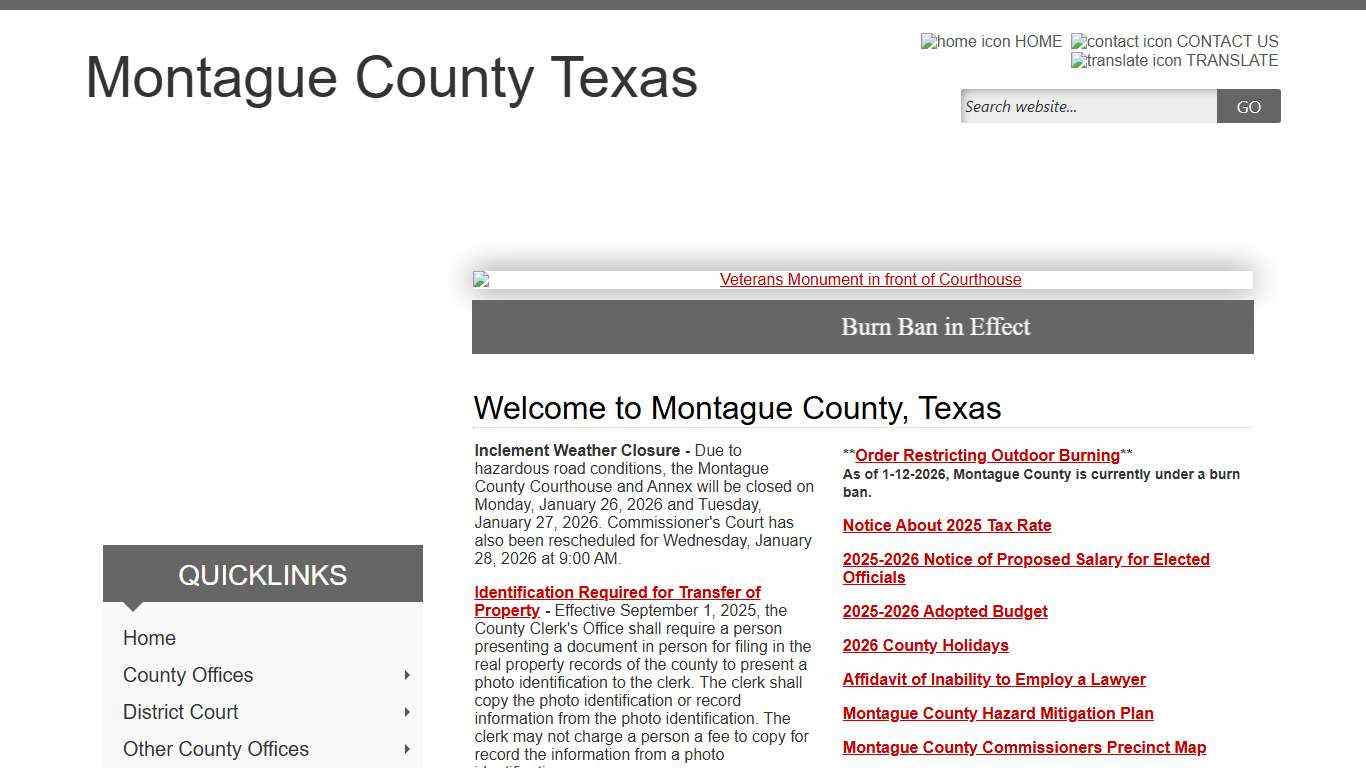 Montague County, Texas